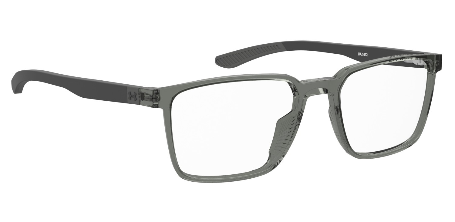 Eyeglasses Under Armour Ua 5112 110547 8YW color green grey shape rectangle 