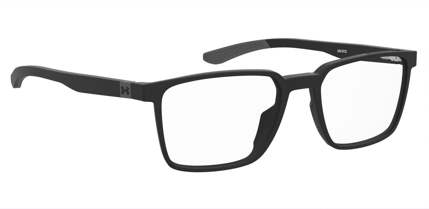 Eyeglasses Under Armour Ua 5112 110547 O6W color matte black grey shape rectangle 