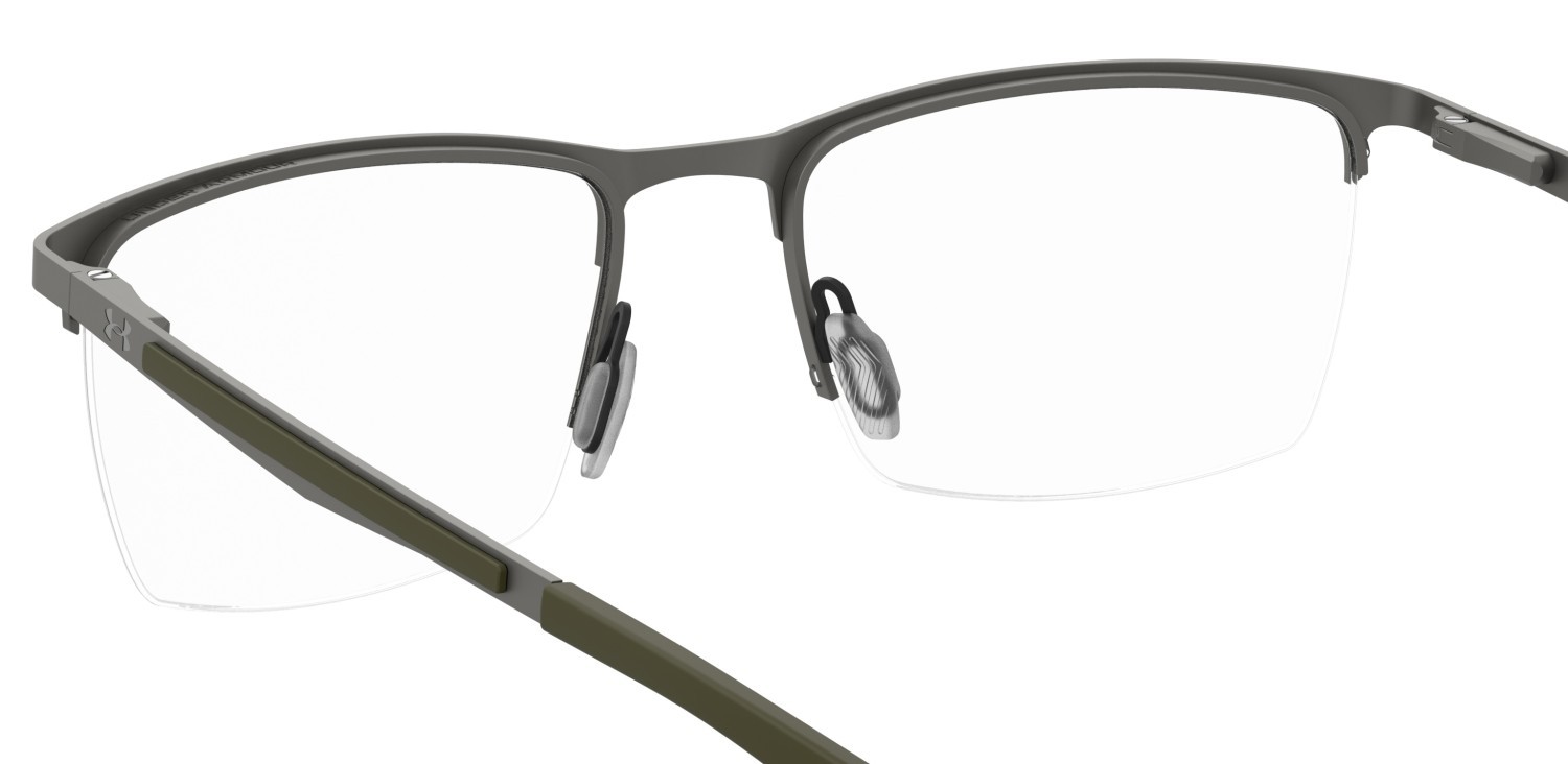 Eyeglasses Under Armour Ua 5115/G 110550 0OC color matte dark ruthenium green shape rectangle 
