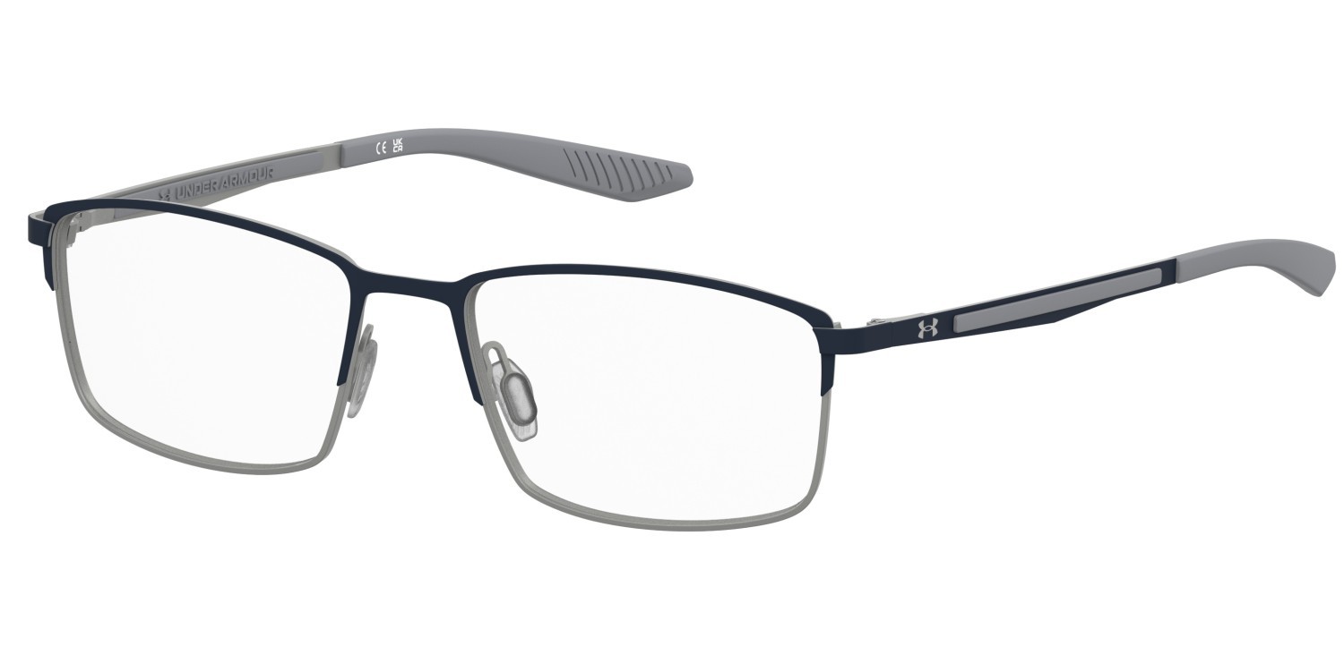 Eyeglasses Under Armour Ua 5116/G 110551 4NZ color matte blue grey shape rectangle 