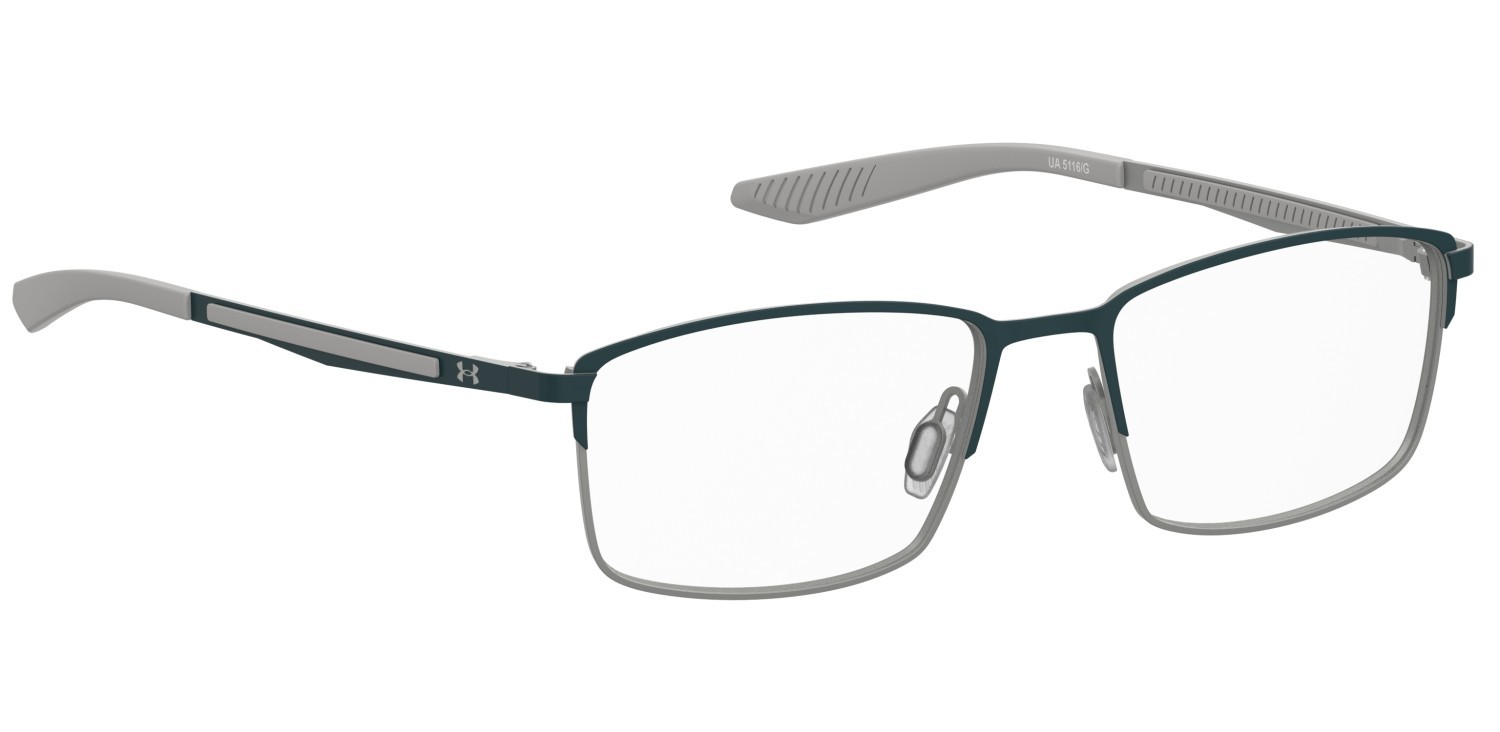 Eyeglasses Under Armour Ua 5116/G 110551 TPI color matte green grey shape rectangle 