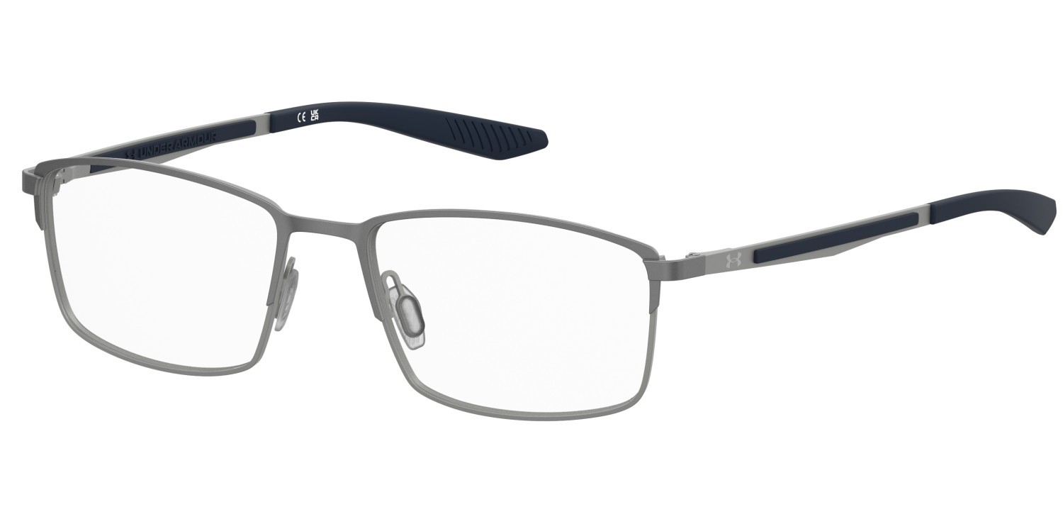 Eyeglasses Under Armour Ua 5116/G 110551 V6D color matte dark ruthenium blue shape rectangle 