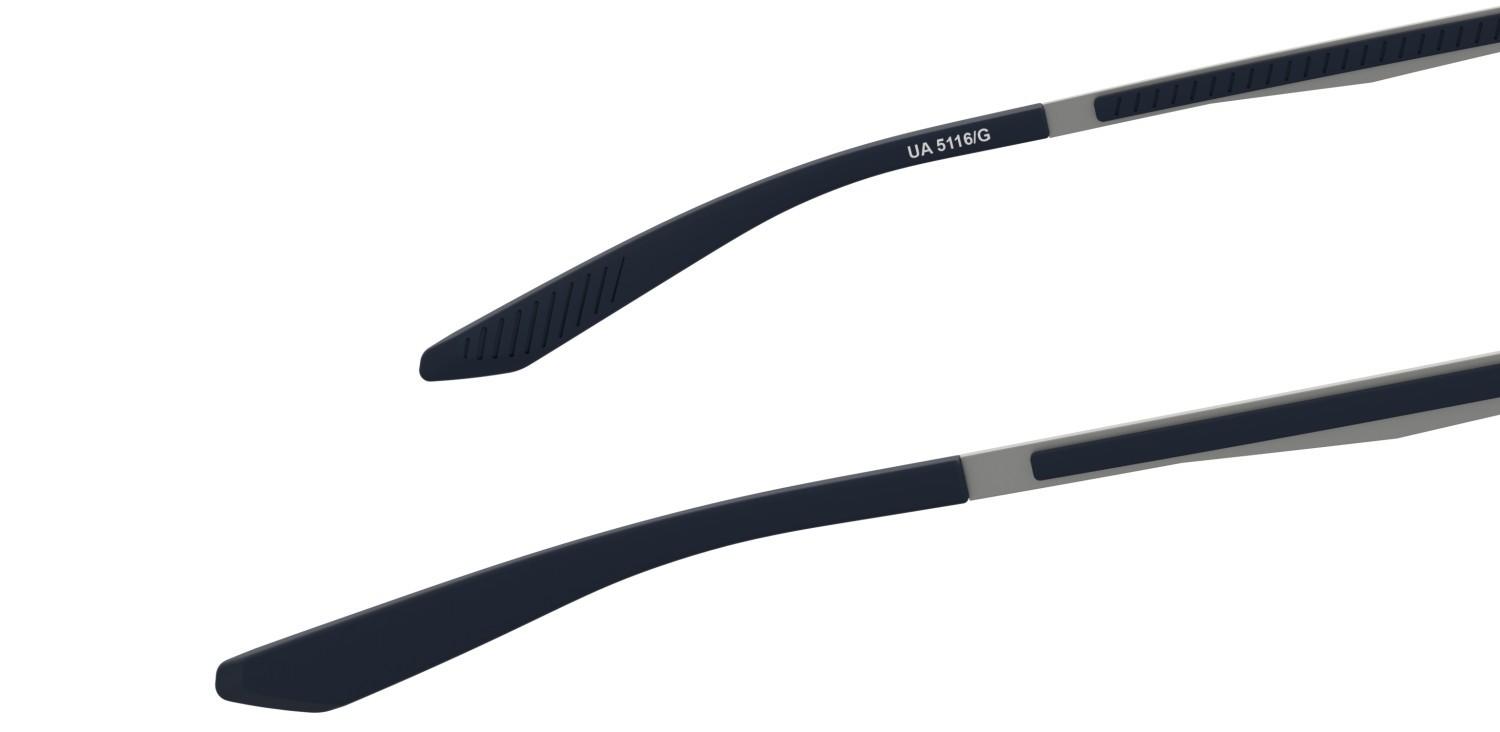 Eyeglasses Under Armour Ua 5116/G 110551 V6D color matte dark ruthenium blue shape rectangle 