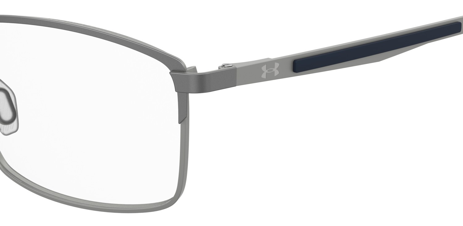 Eyeglasses Under Armour Ua 5116/G 110551 V6D color matte dark ruthenium blue shape rectangle 