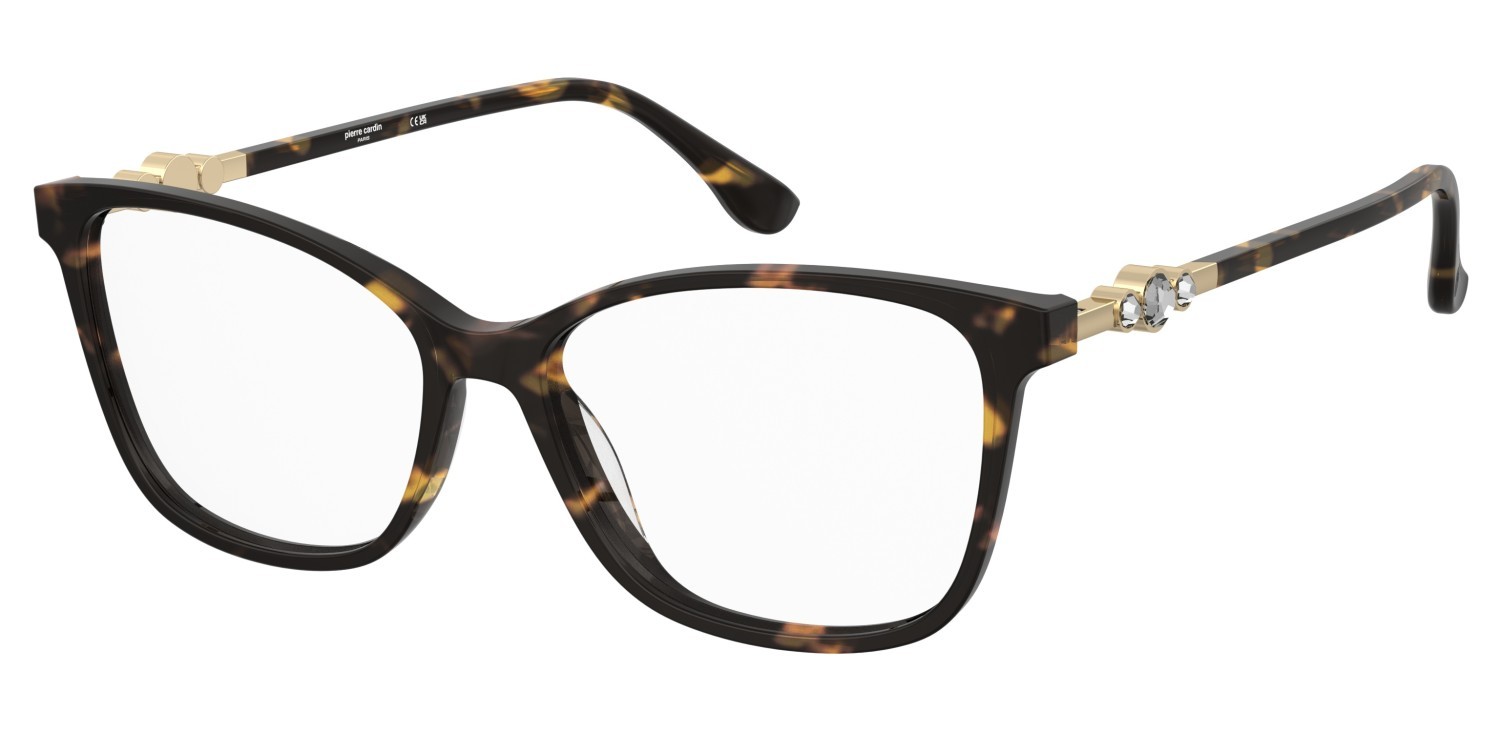 Eyeglasses Pierre Cardin P.c. 8555 110645 086 color havana shape rectangle 