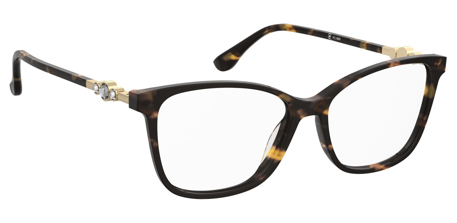 Eyeglasses Pierre Cardin P.c. 8555 110645 086 color havana shape rectangle 