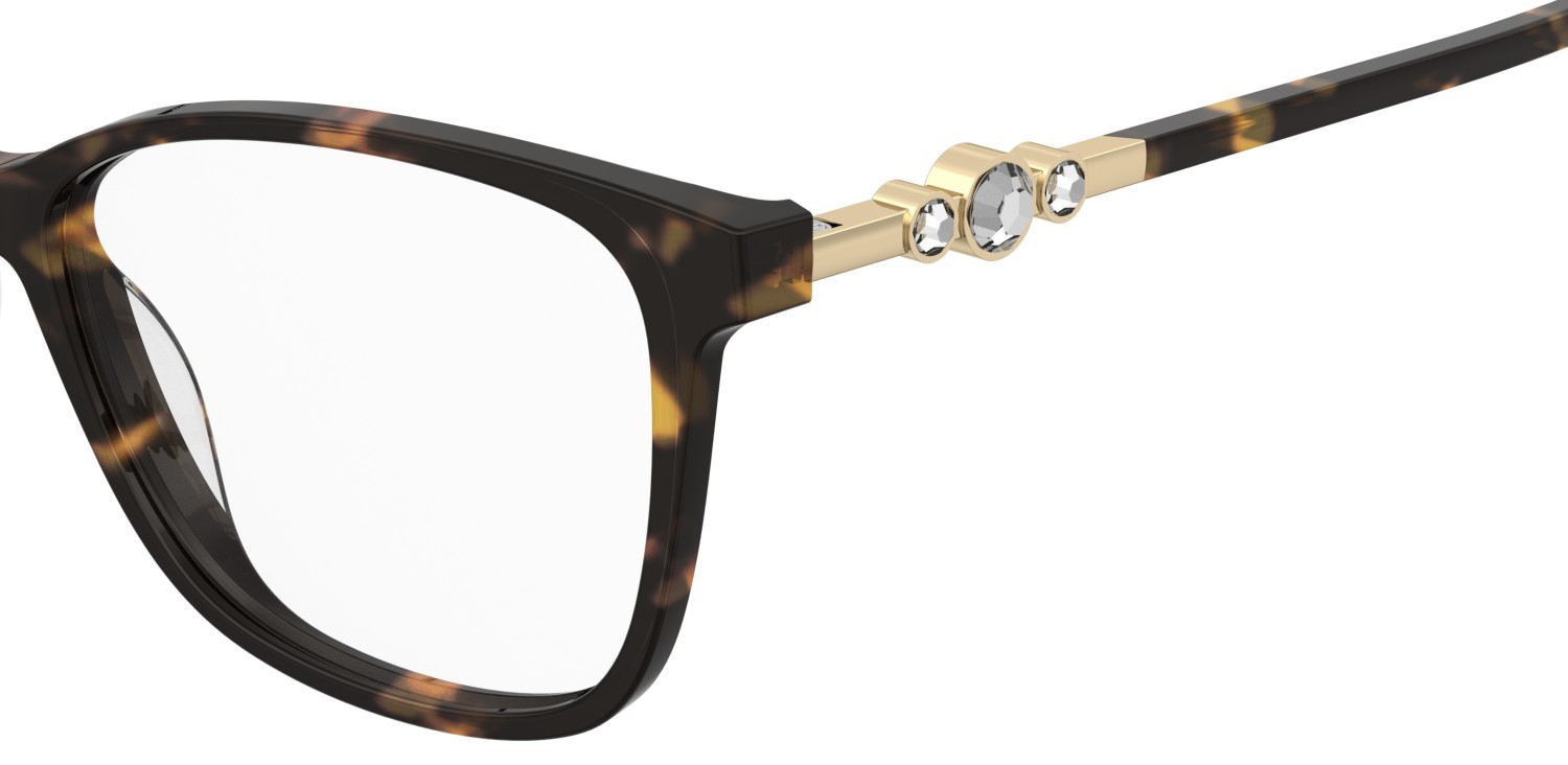 Eyeglasses Pierre Cardin P.c. 8555 110645 086 color havana shape rectangle 