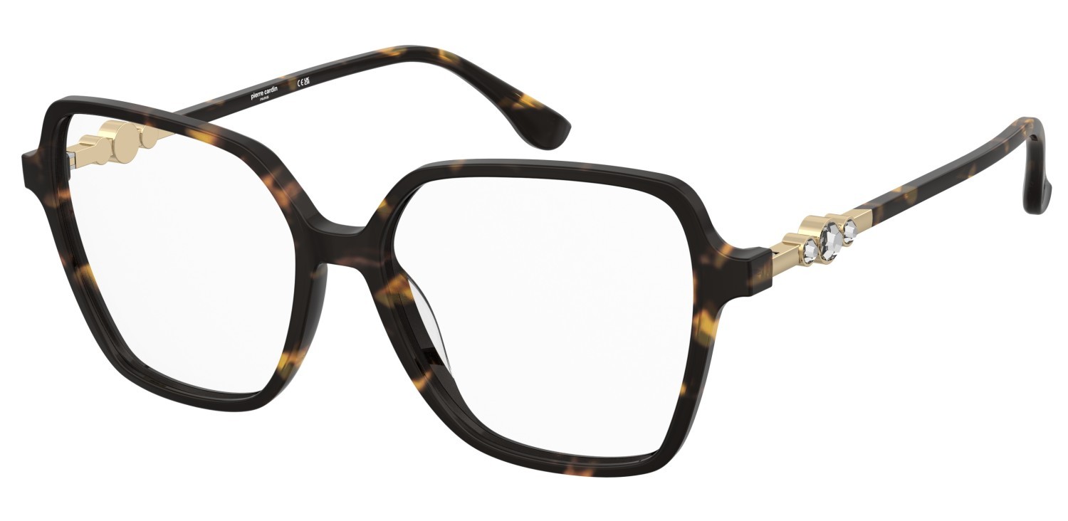 Eyeglasses Pierre Cardin P.c. 8554 110648 086 color havana shape square 