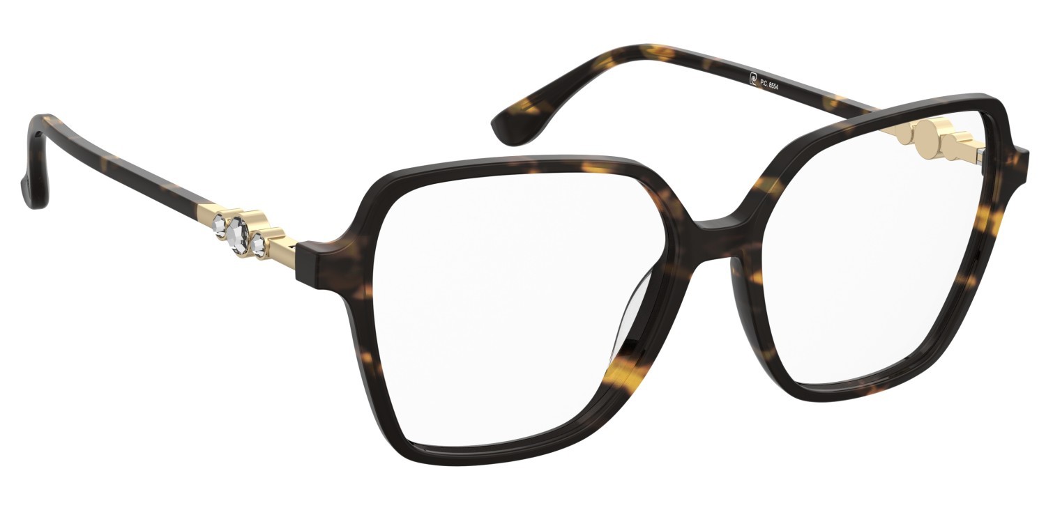 Eyeglasses Pierre Cardin P.c. 8554 110648 086 color havana shape square 