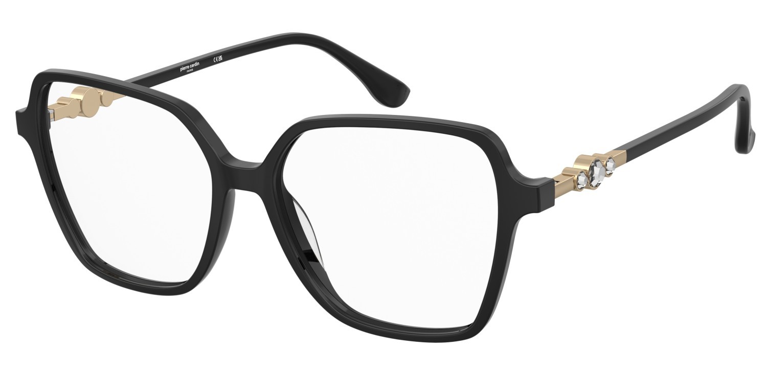 Eyeglasses Pierre Cardin P.c. 8554 110648 807 color black shape square 