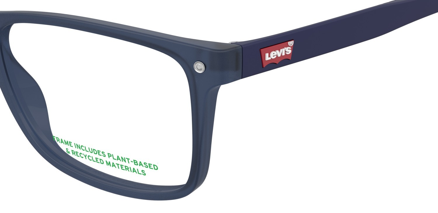 Occhiali da vista Levi's Lv 5102 110693 FLL colore matte blue forma rettangolare 