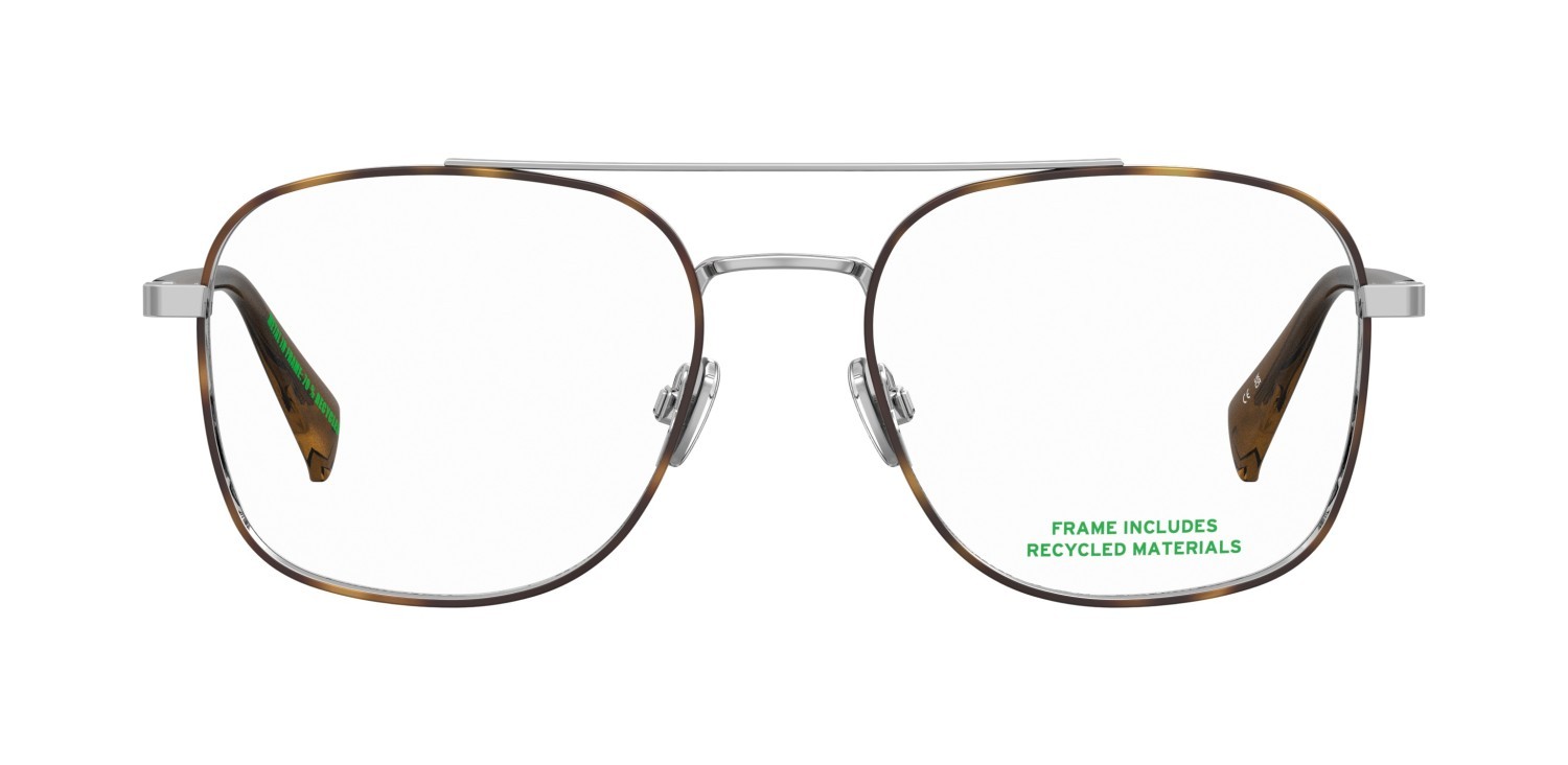 Brillen Levi's Lv 1108 110697 8JD farbe palladium havana form rechteckig 