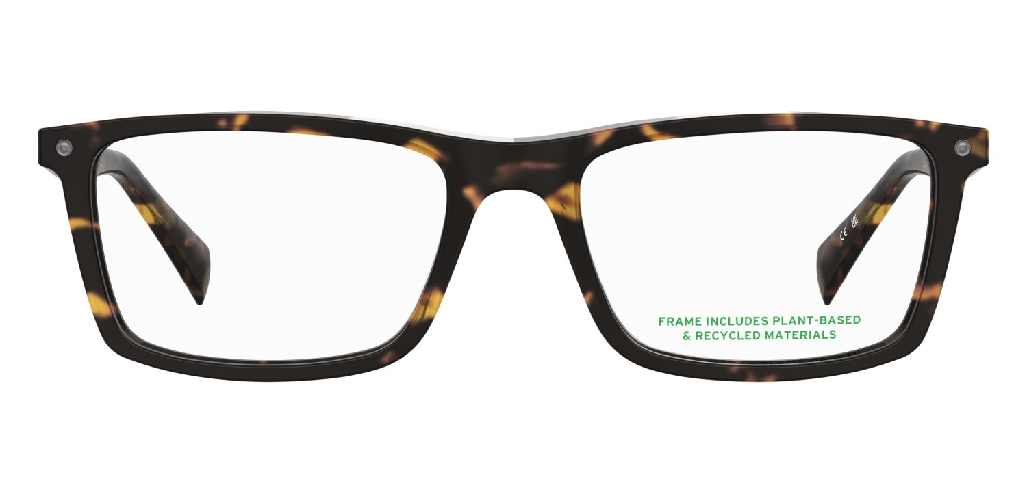 Brillen Levi's Lv 5097 110701 086 farbe havana form rechteckig 