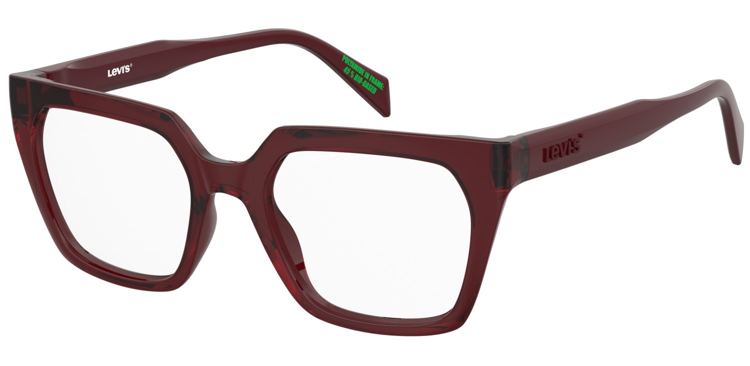 Brillen Levi's Lv 1103 110705 C9A farbe red form rechteckig 