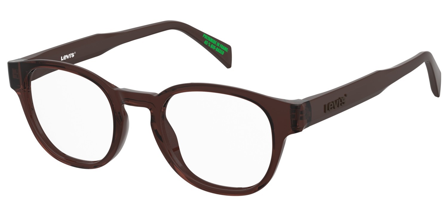 Brillen Levi's Lv 1104 110706 09Q farbe brown form pantos 