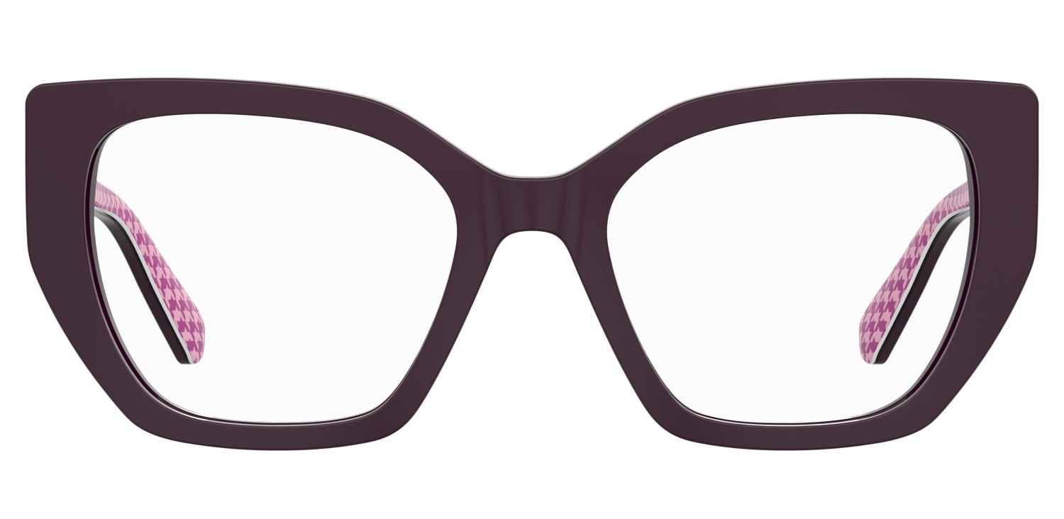 Occhiali da vista Moschino Love Mol672 110707 BPK colore pattern violet forma cat eye 