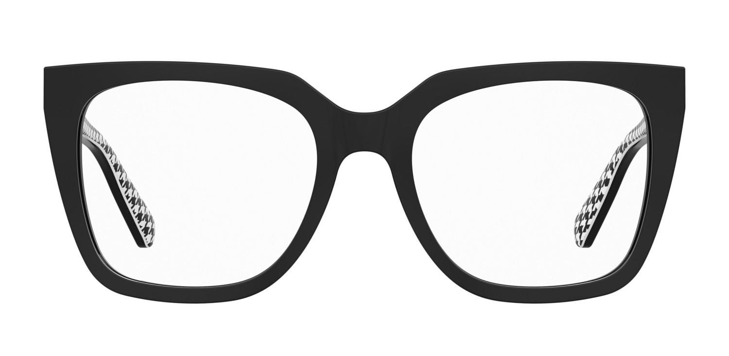 Occhiali da vista Moschino Love Mol673 110709 7RM colore pattern black forma quadrato 