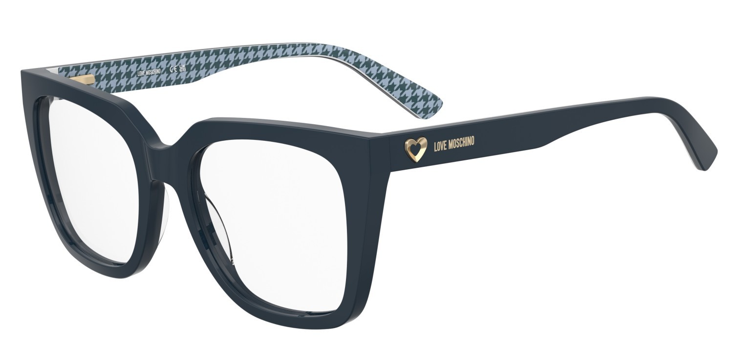 Occhiali da vista Moschino Love Mol673 110709 S6F colore blue pattern forma quadrato 