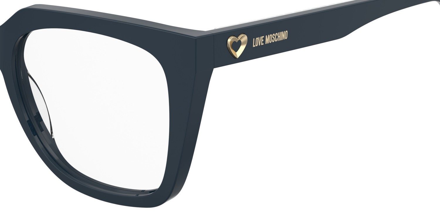 Occhiali da vista Moschino Love Mol673 110709 S6F colore blue pattern forma quadrato 
