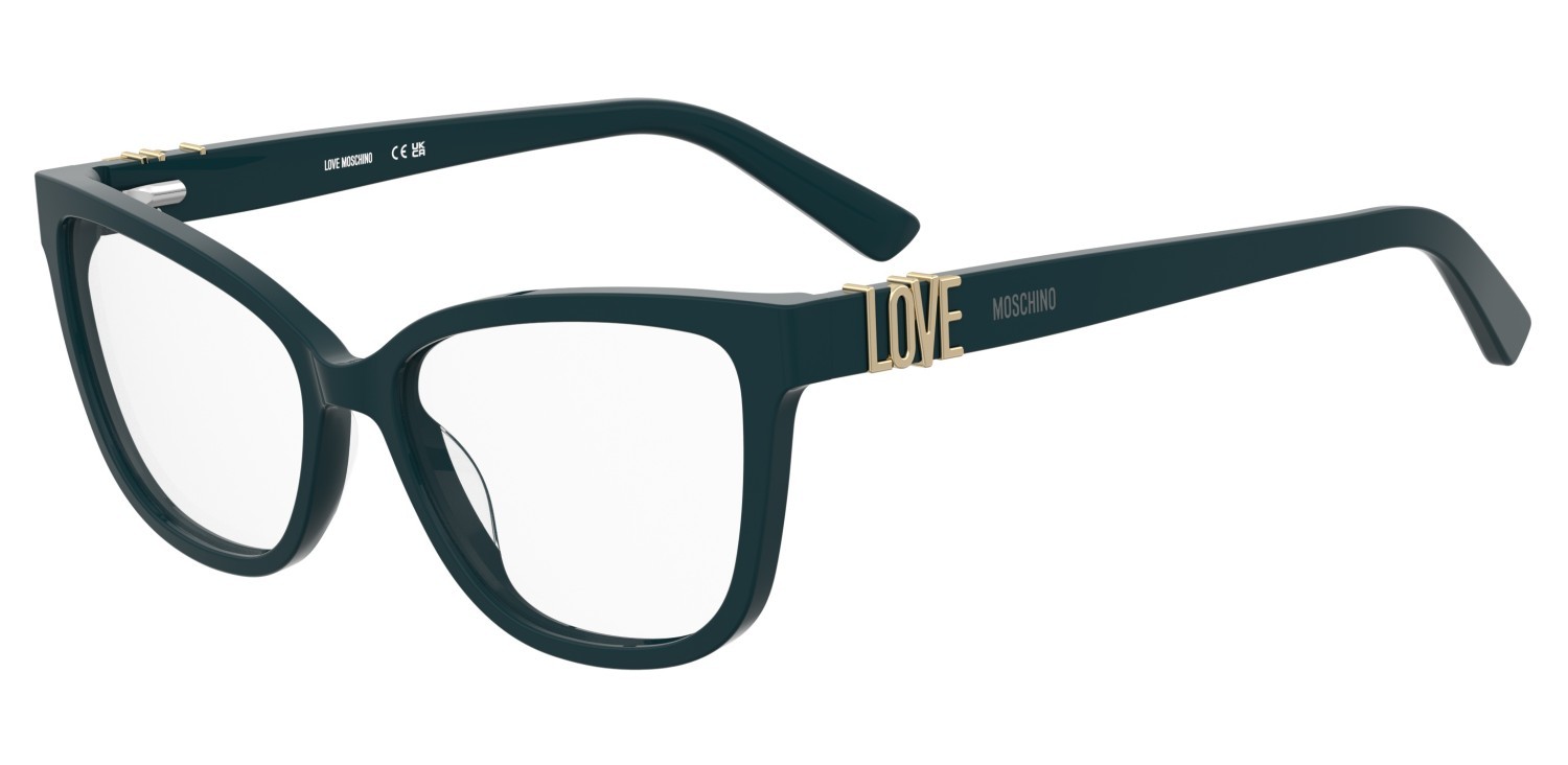 Eyeglasses Moschino Love Mol675 110711 1ED color green shape cat eye 