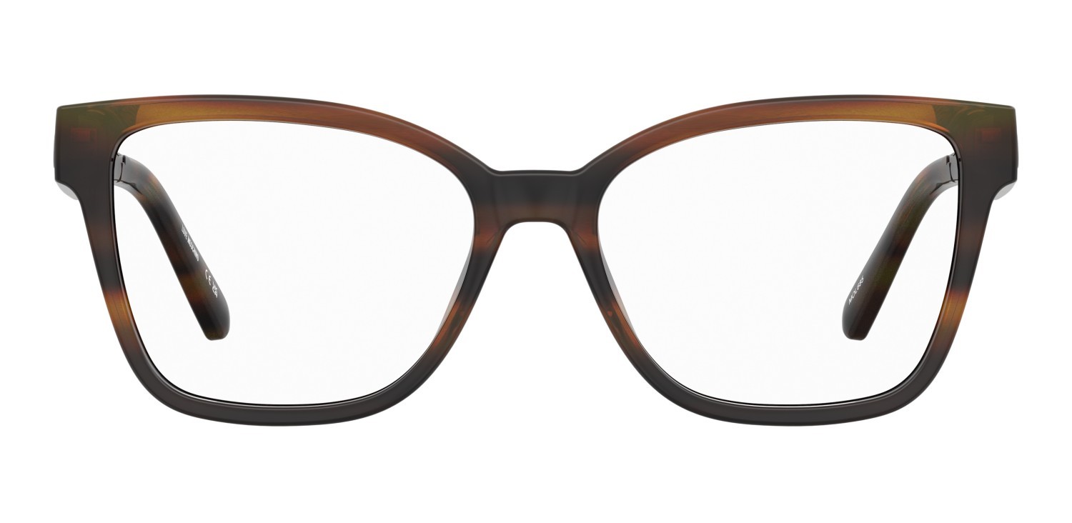 Occhiali da vista Moschino Love Mol685 110719 WR9 colore brown havana forma rettangolare 