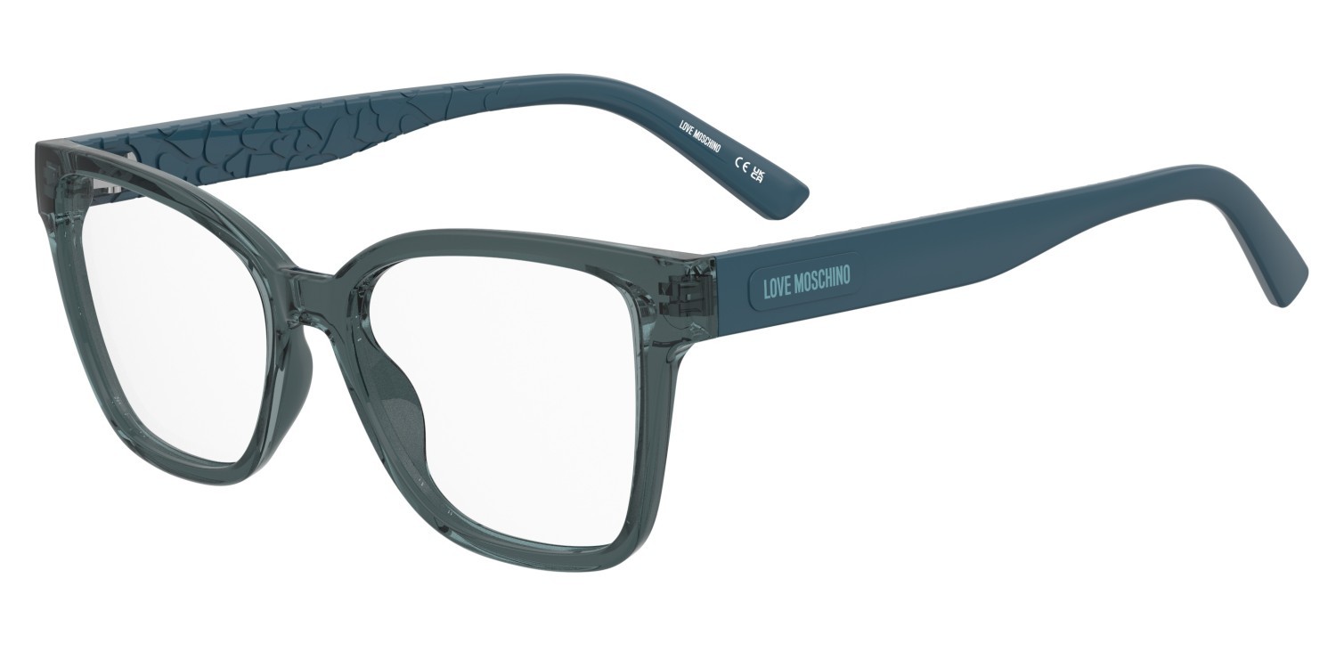 Eyeglasses Moschino Love Mol685 110719 ZI9 color teal shape rectangle 