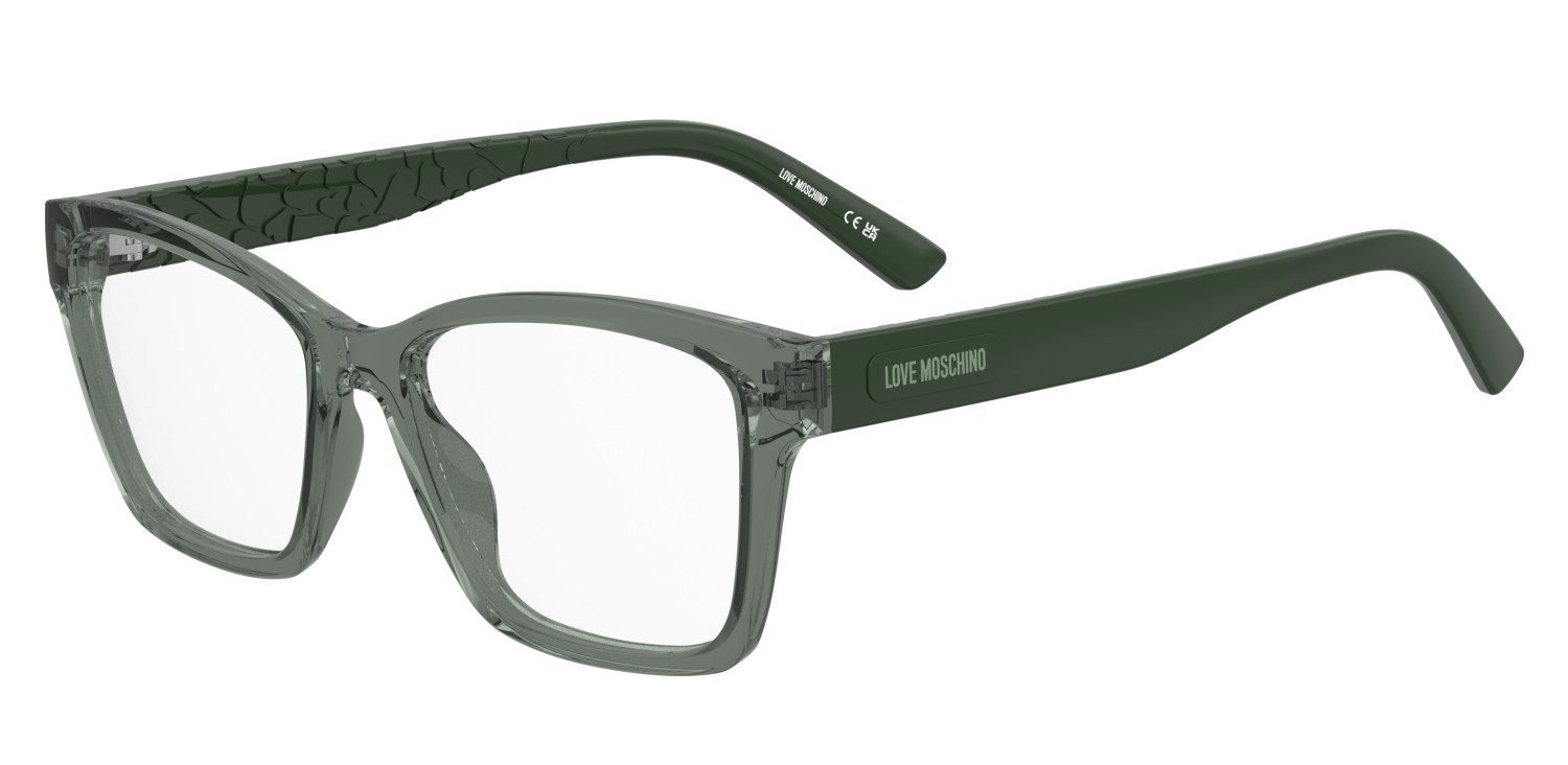 Eyeglasses Moschino Love Mol686 110721 1ED color green shape rectangle 
