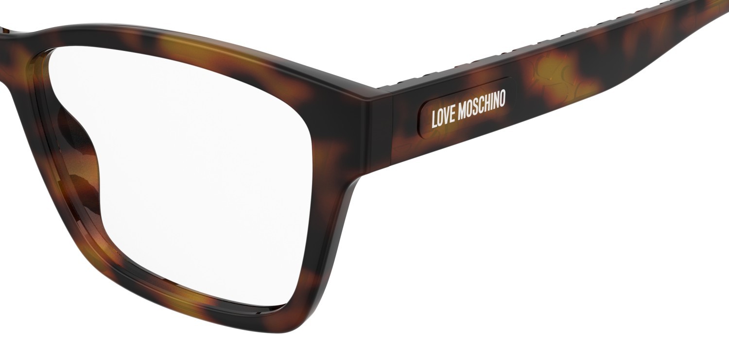 Occhiali da vista Moschino Love Mol686 110721 WR9 colore brown havana forma rettangolare 