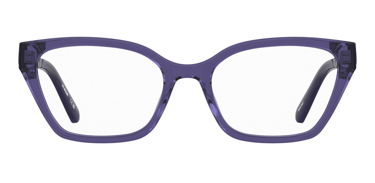 Brillen Moschino Love Mol687 110722 B3V farbe violet form rechteckig 