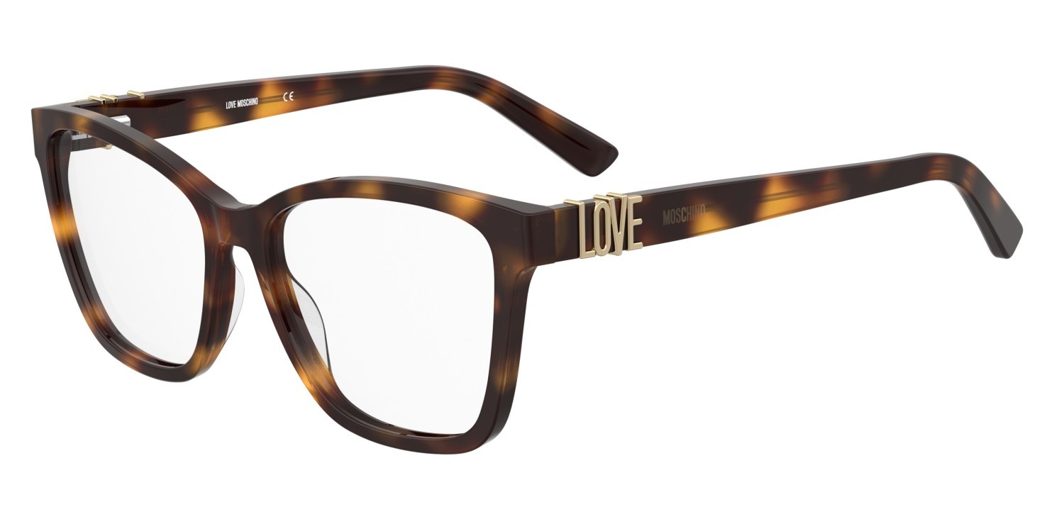 Eyeglasses Moschino Love Mol674 110723 05L color havana 2 shape square 