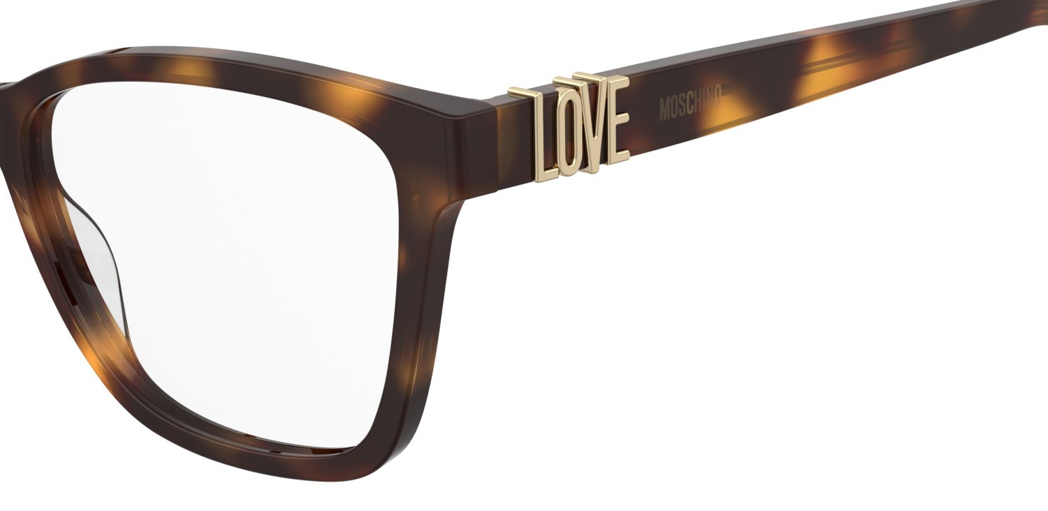 Eyeglasses Moschino Love Mol674 110723 05L color havana 2 shape square 