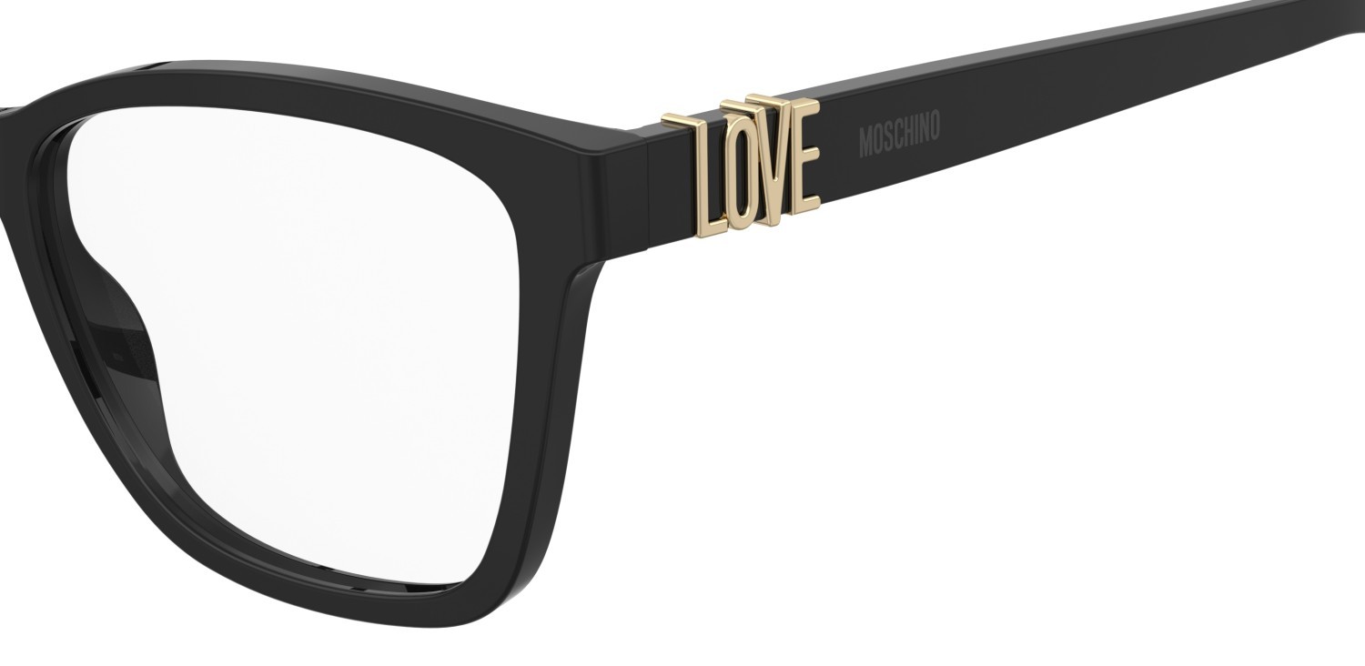 Eyeglasses Moschino Love Mol674 110723 807 color black shape square 