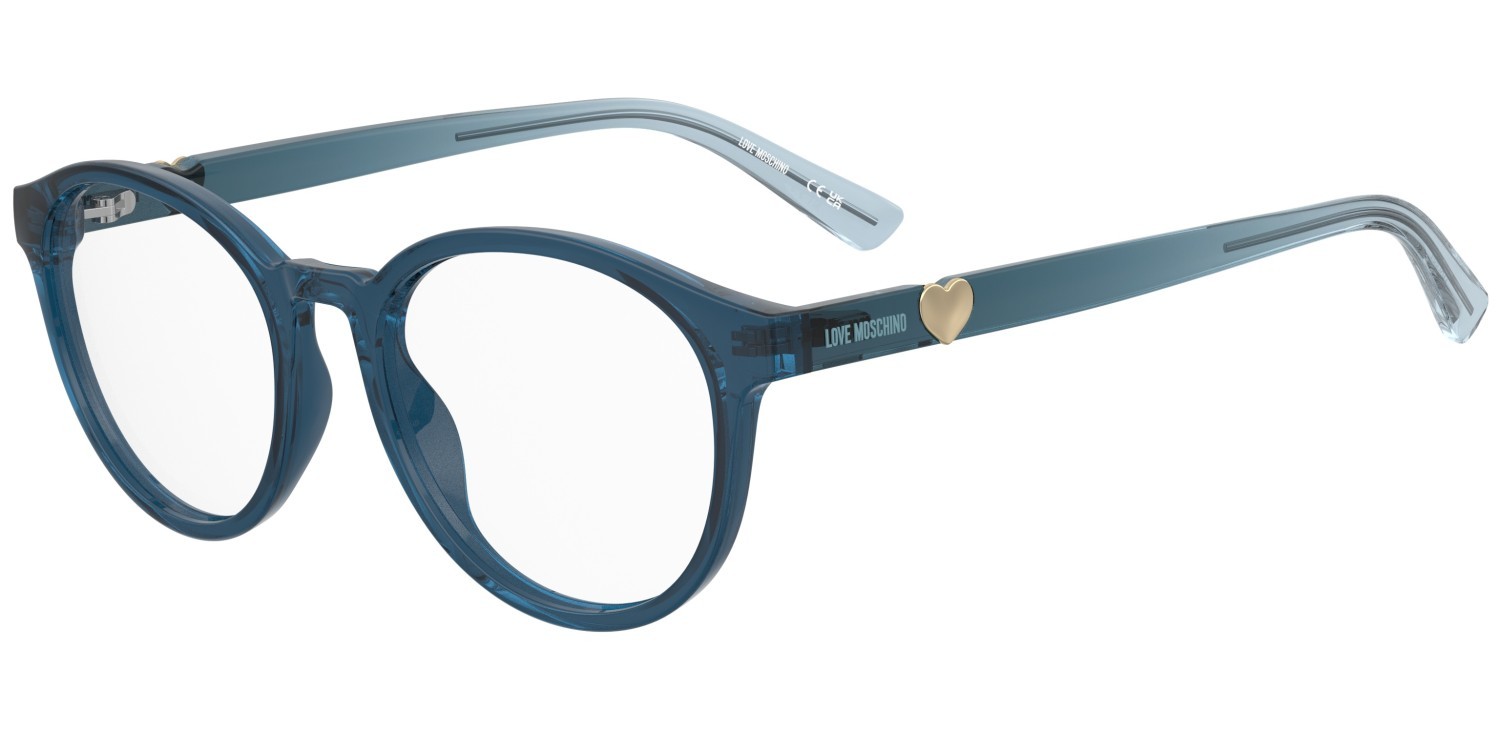 Eyeglasses Moschino Love Mol683 110732 ZI9 color teal shape pantos 