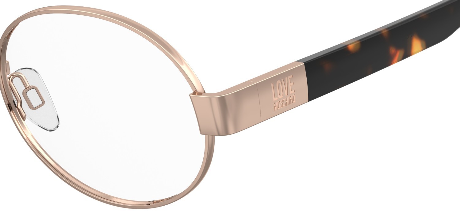 Occhiali da vista Moschino Love Mol676 110752 DDB colore gold copper forma ovale 