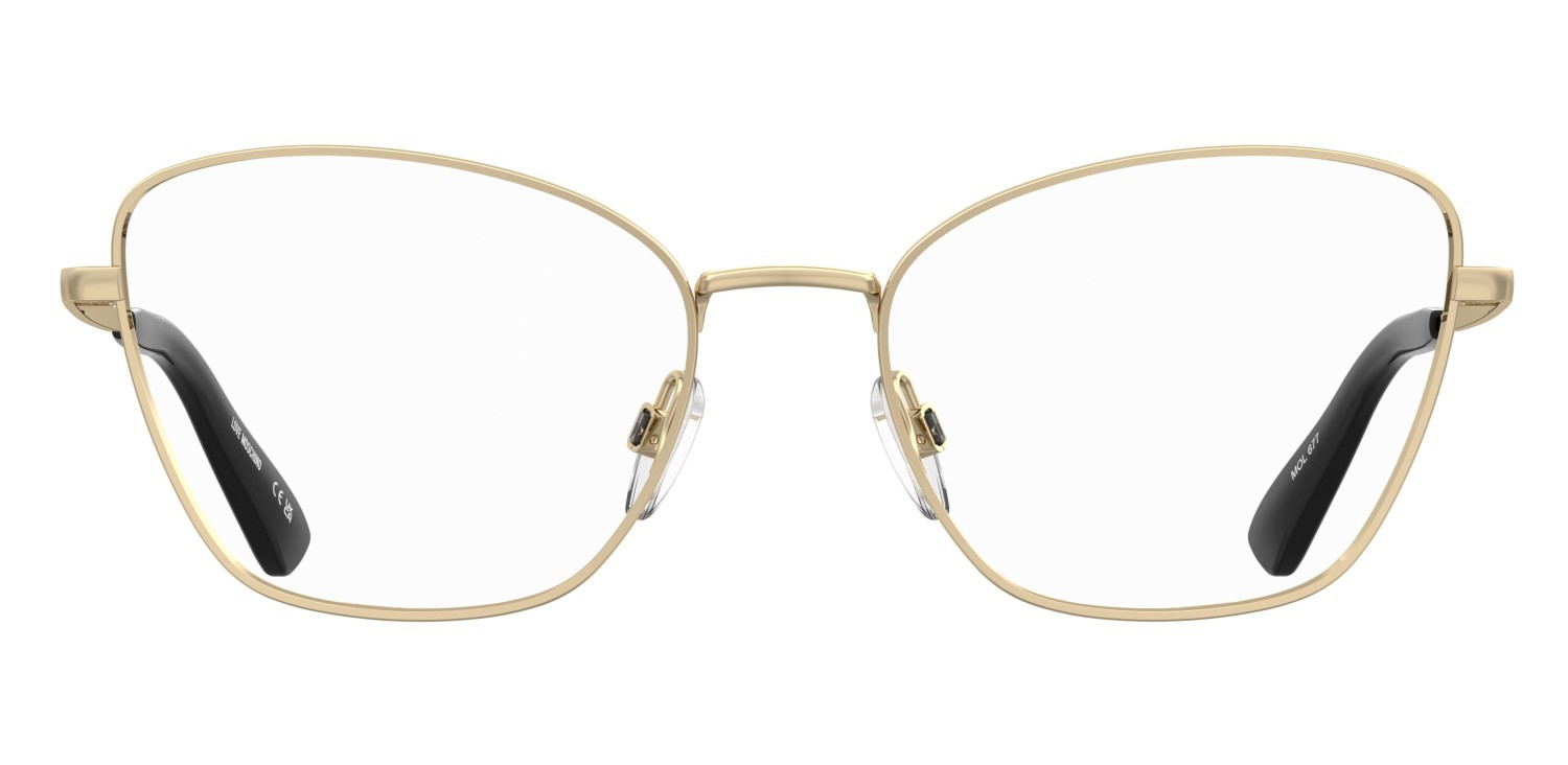 Occhiali da vista Moschino Love Mol677 110753 000 colore rose gold forma cat eye 