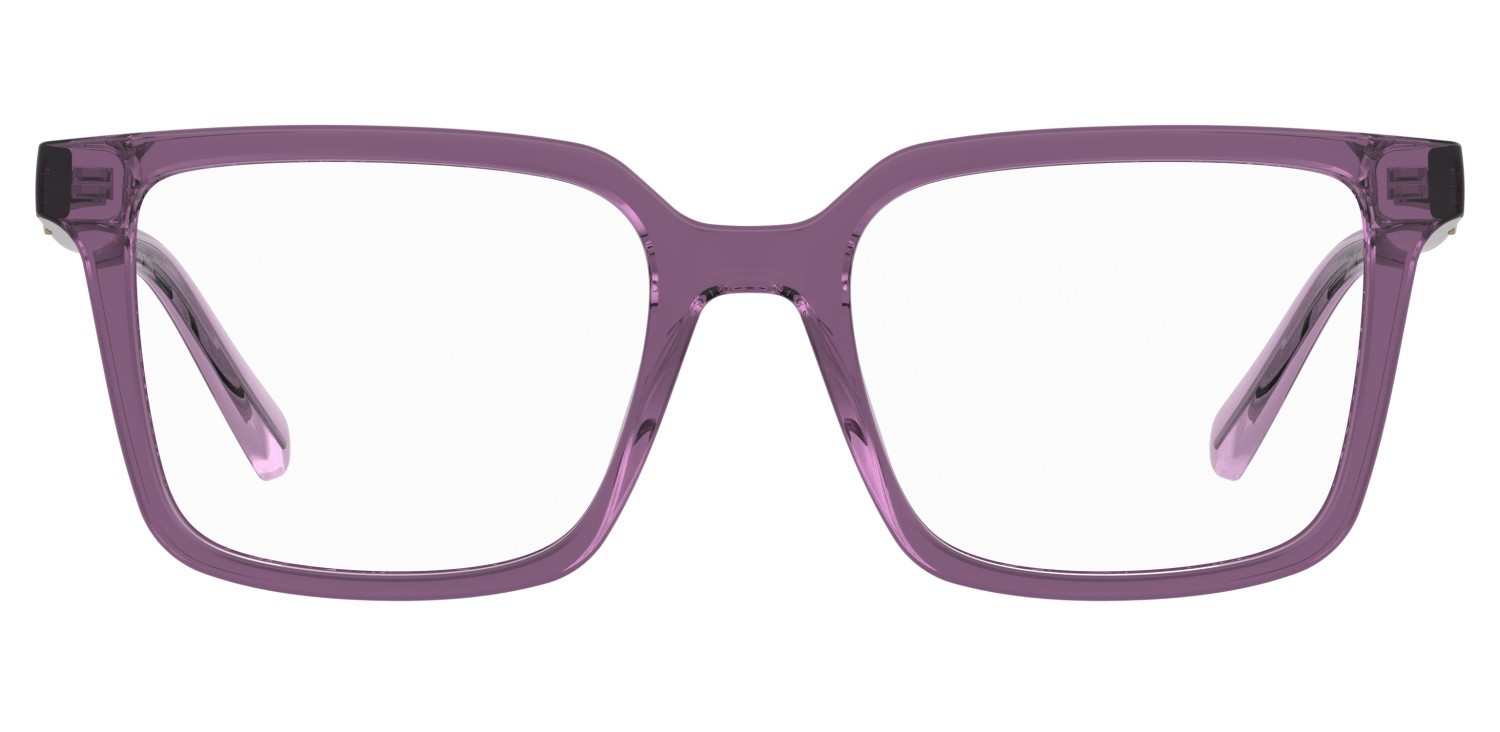 Eyeglasses Moschino Love Mol682 110760 B3V color violet shape square 