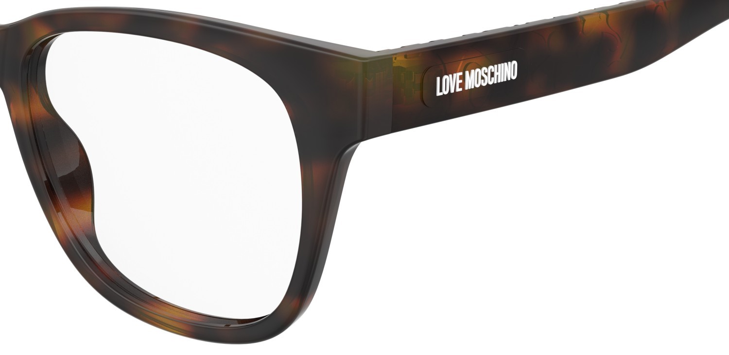 Eyeglasses Moschino Love Mol684 110761 WR9 color brown havana shape square 