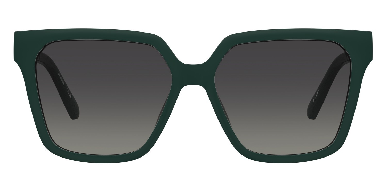 Eyeglasses Moschino Love Mol688/C 110762 1ED color green shape square lenses green shaded polarized