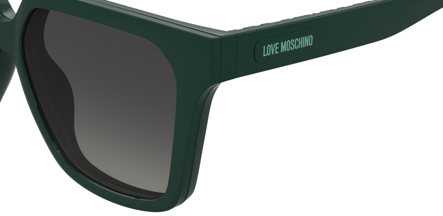 Eyeglasses Moschino Love Mol688/C 110762 1ED color green shape square lenses green shaded polarized
