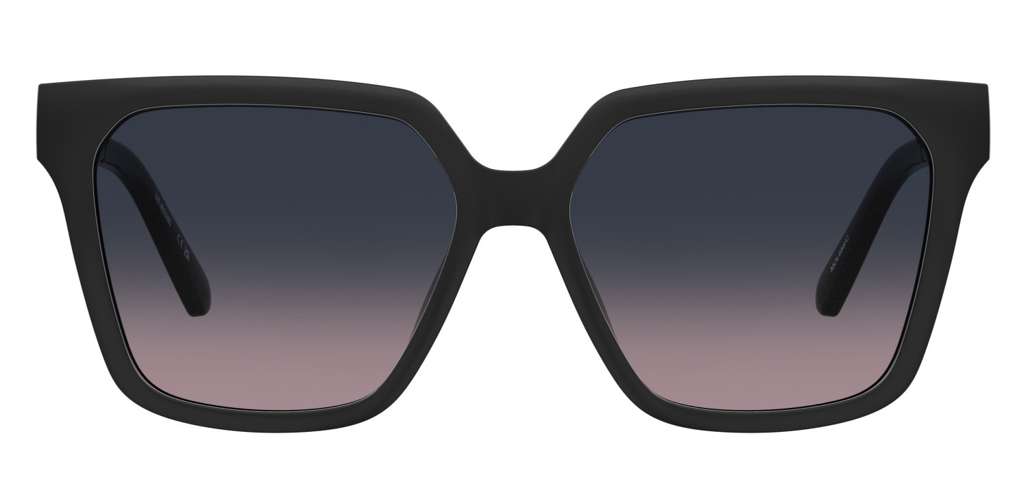 Occhiali da vista Moschino Love Mol688/C 110762 QFU colore black 6 forma quadrato lenti green shaded polarized
