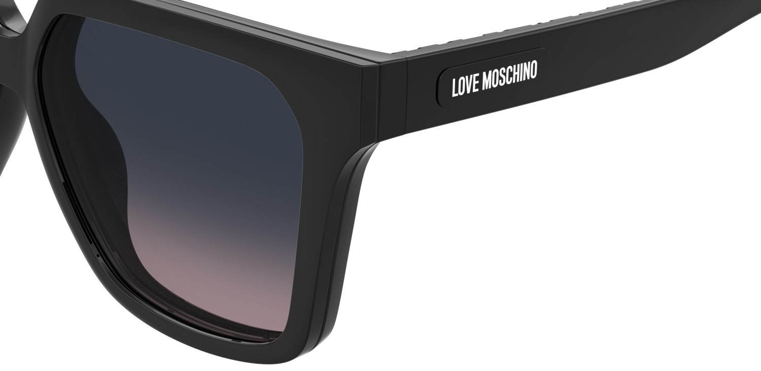Occhiali da vista Moschino Love Mol688/C 110762 QFU colore black 6 forma quadrato lenti green shaded polarized