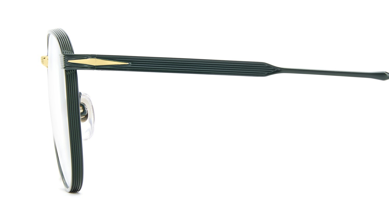 Occhiali da vista David Beckham Db 1241 110763 2M6 colore matt green havana forma rotondo 