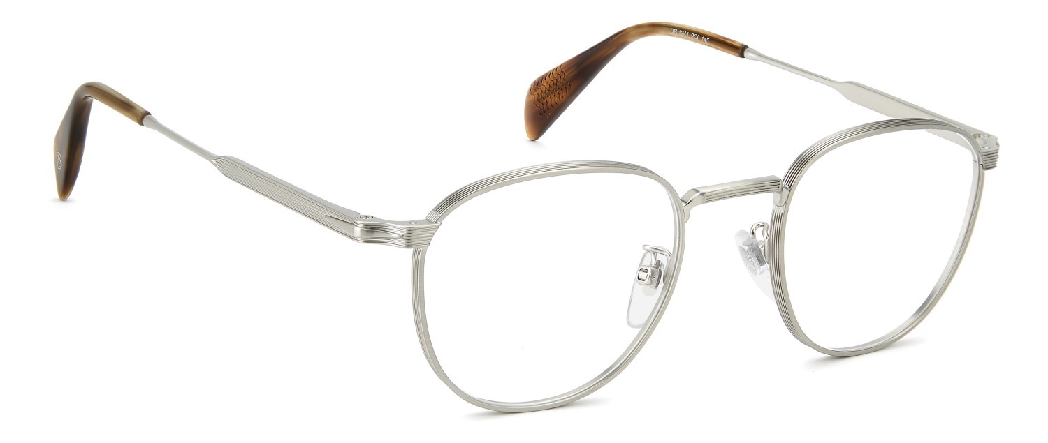 Eyeglasses David Beckham Db 1241 110763 9CI color palladium brown shape round 