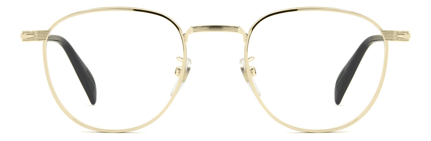 Eyeglasses David Beckham Db 1241 110763 RHL color gold black 2 shape round 