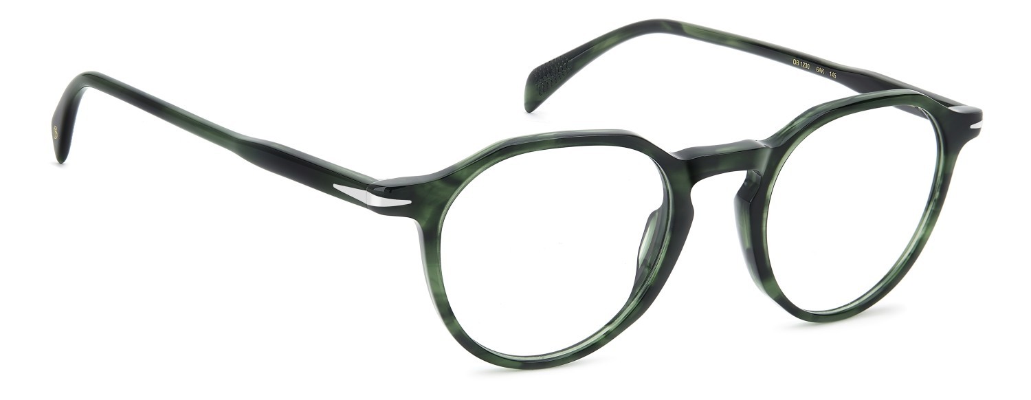 Eyeglasses David Beckham Db 1230 110781 6AK color green horn shape pantos 