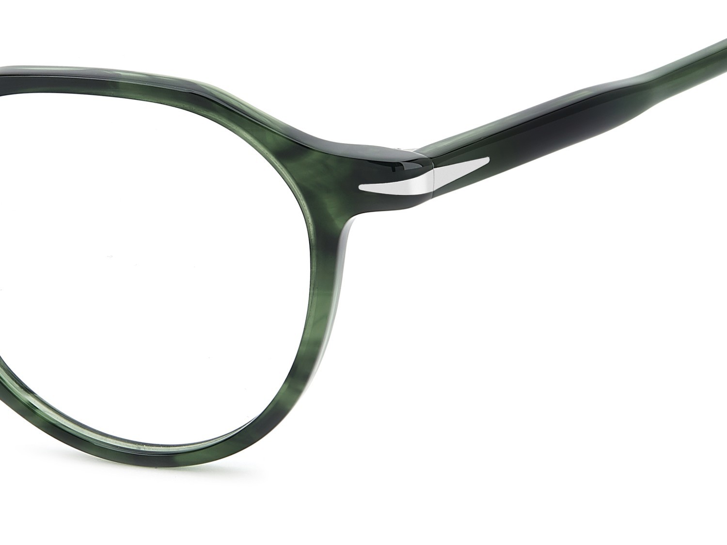 Eyeglasses David Beckham Db 1230 110781 6AK color green horn shape pantos 