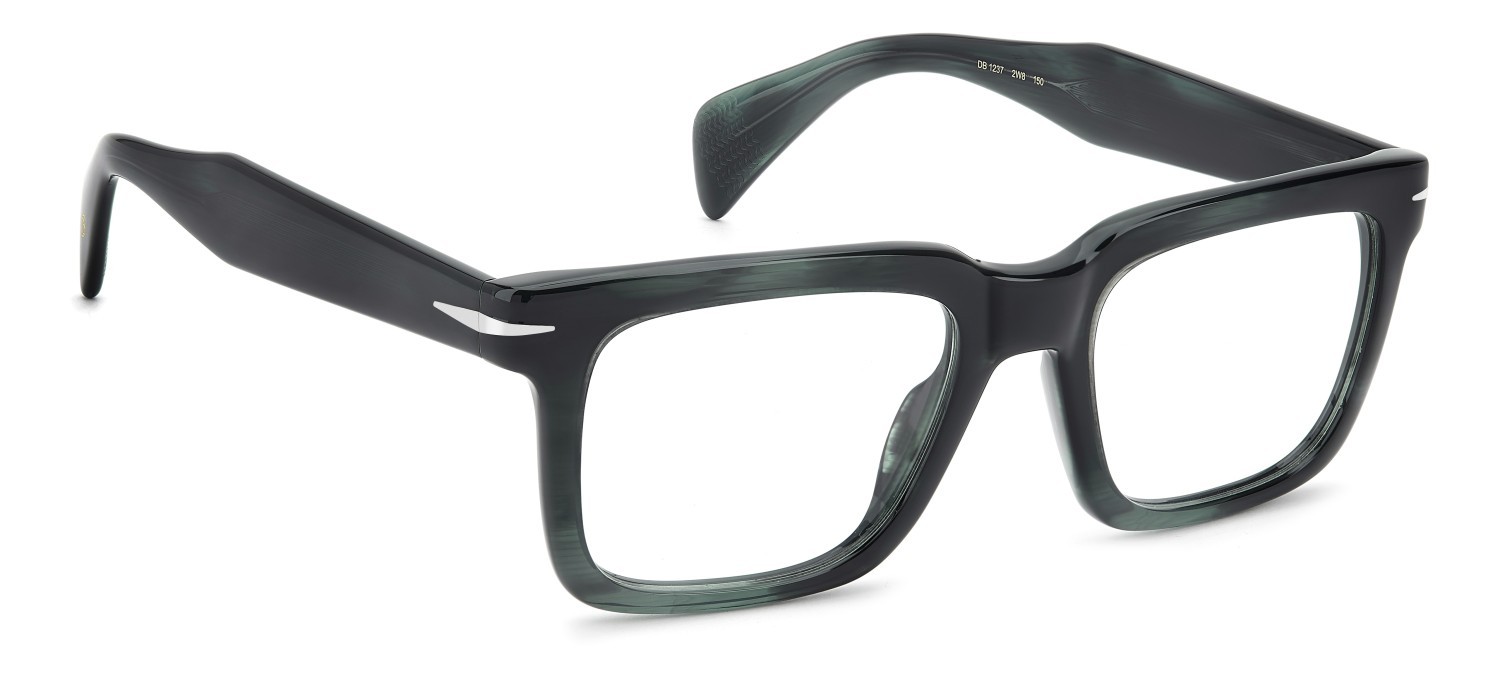 Eyeglasses David Beckham Db 1237 110791 2W8 color grey horn shape square 