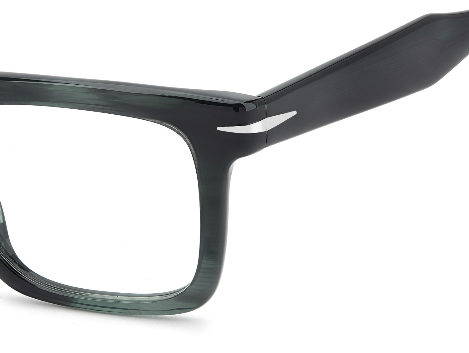 Eyeglasses David Beckham Db 1237 110791 2W8 color grey horn shape square 