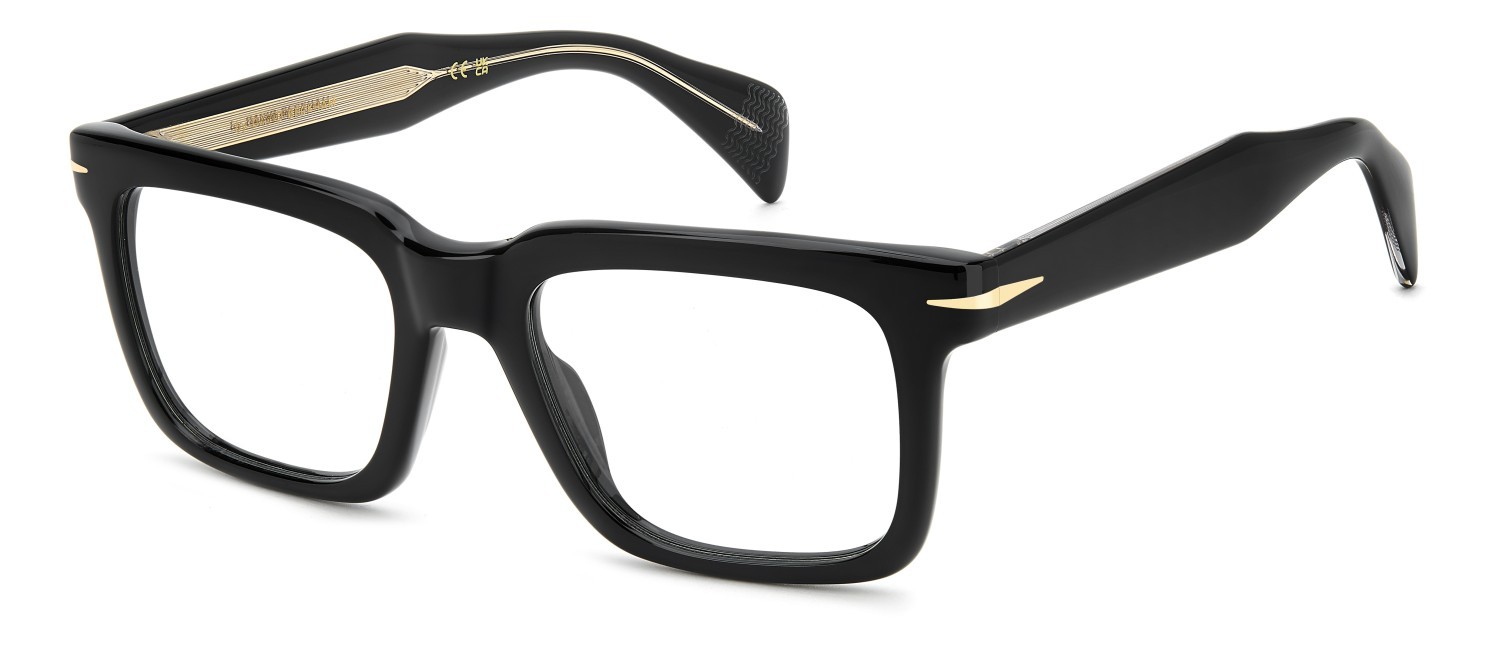 Eyeglasses David Beckham Db 1237 110791 807 color black shape square 