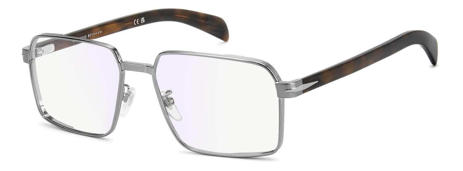 Eyeglasses David Beckham Db 7166 110826 31Z color ruthenium havana shape square 
